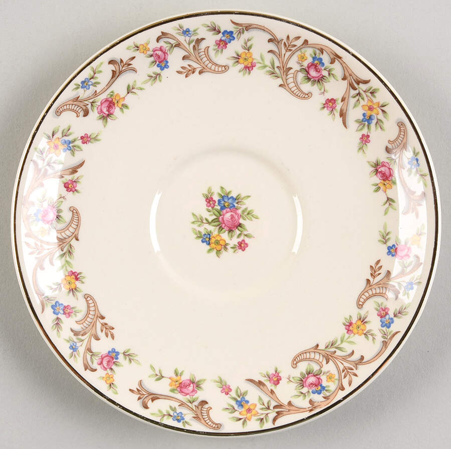 1631 Saucer by Taylor, Smith & Taylor (Ts&T)-1