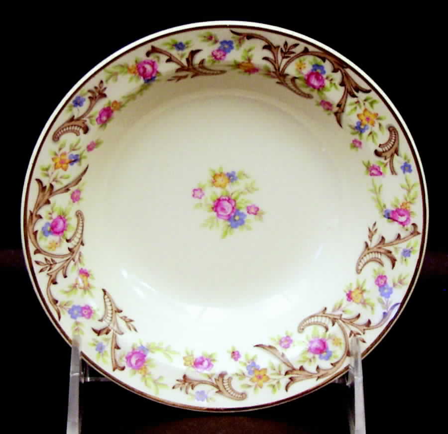 1631 Rim Fruit/Dessert (Sauce) Bowl by Taylor, Smith & Taylor (Ts&T)-1