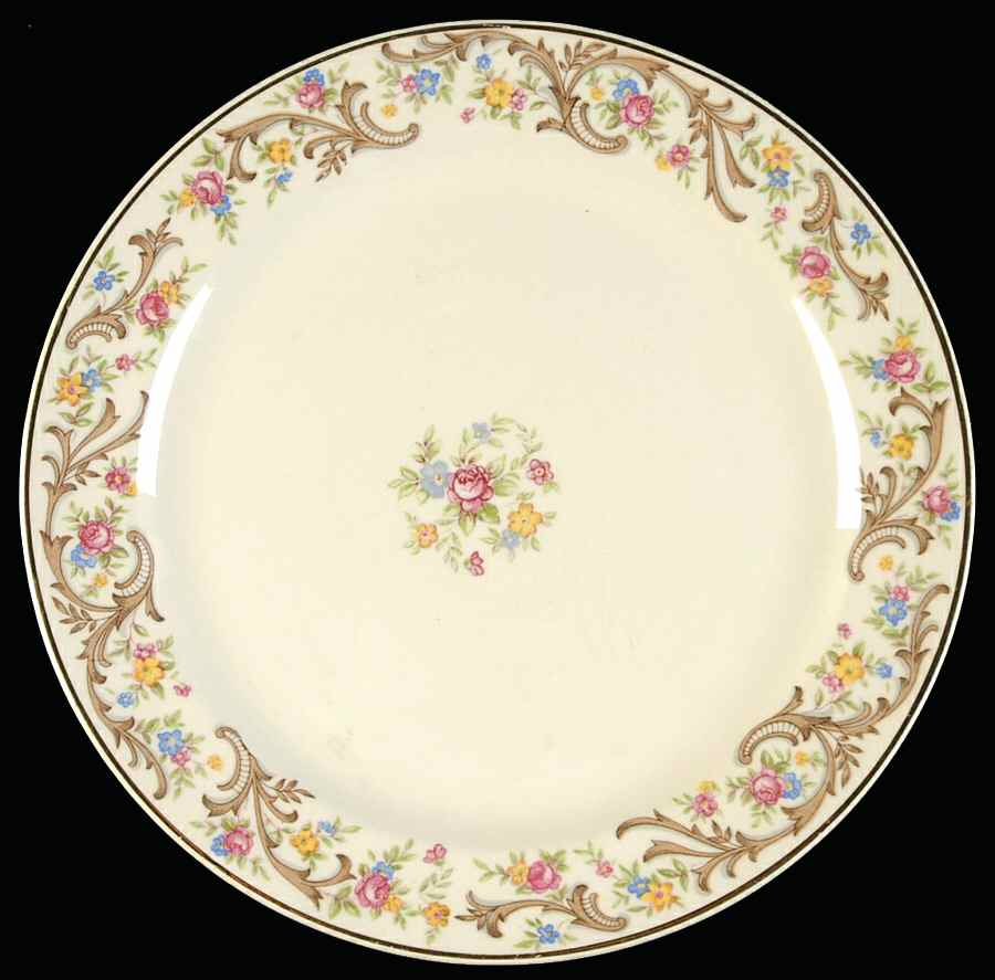 1631 Dessert/Pie Plate by Taylor, Smith & Taylor (Ts&T)-1