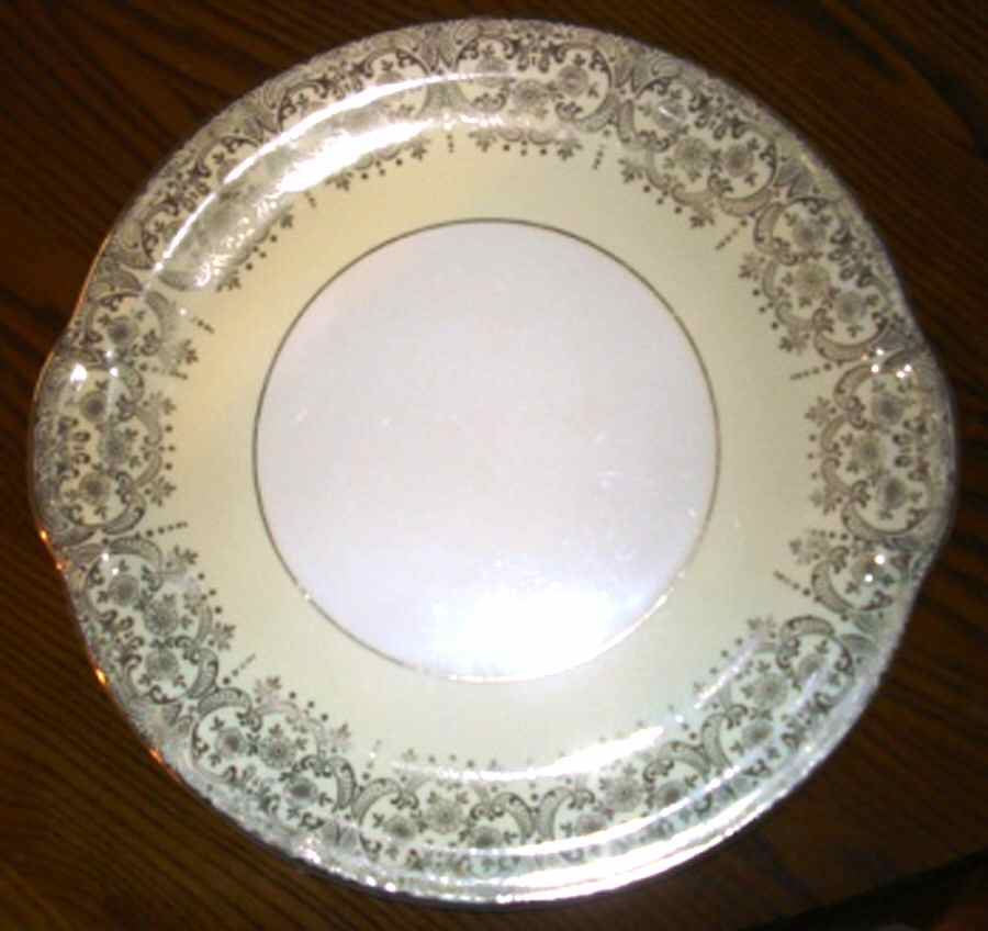 1806 Handled Cake Plate by Taylor, Smith & Taylor (Ts&T)-1