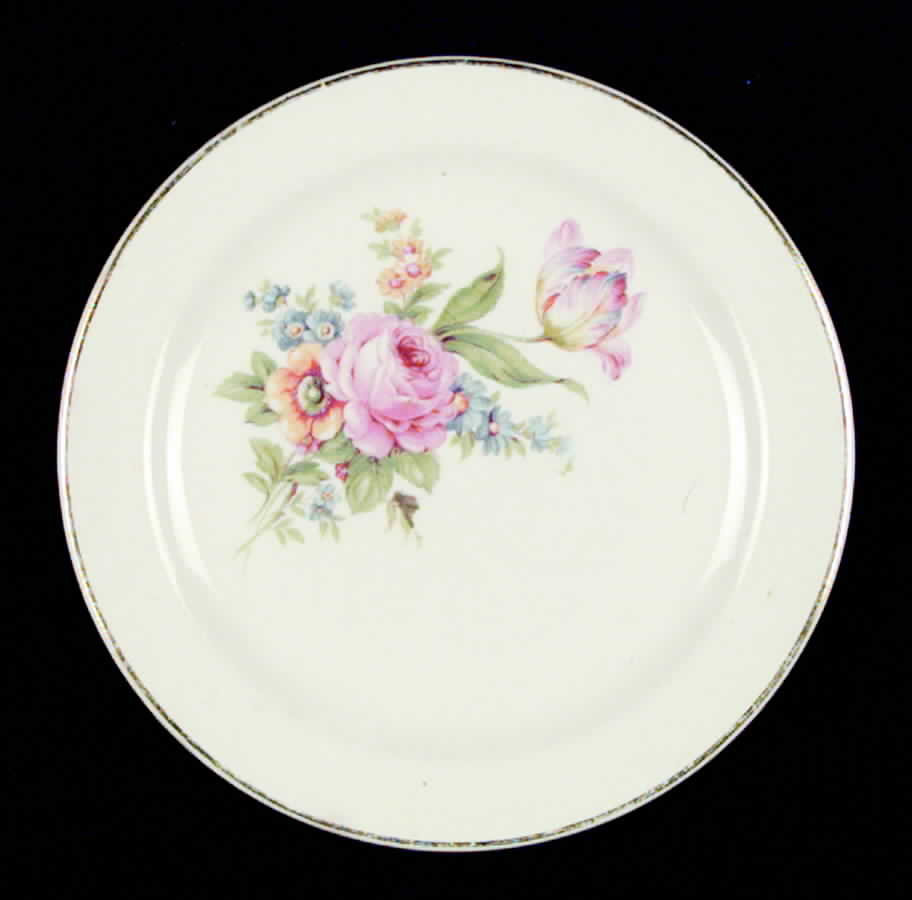 1823 Bread & Butter Plate by Taylor, Smith & Taylor (Ts&T)-1