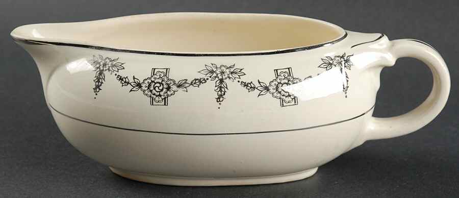 1825 Gravy Boat by Taylor, Smith & Taylor (Ts&T)-1
