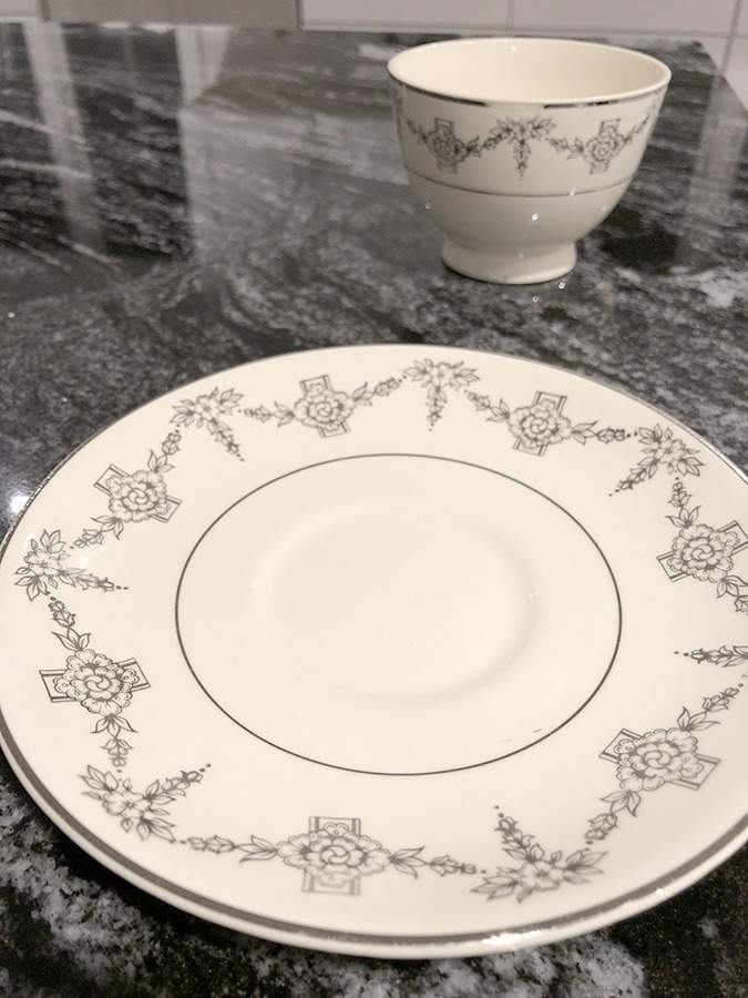 1825 Saucer by Taylor, Smith & Taylor (Ts&T)-1