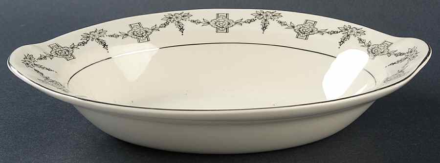 1825 9" Oval Vegetable Bowl by Taylor, Smith & Taylor (Ts&T)-1