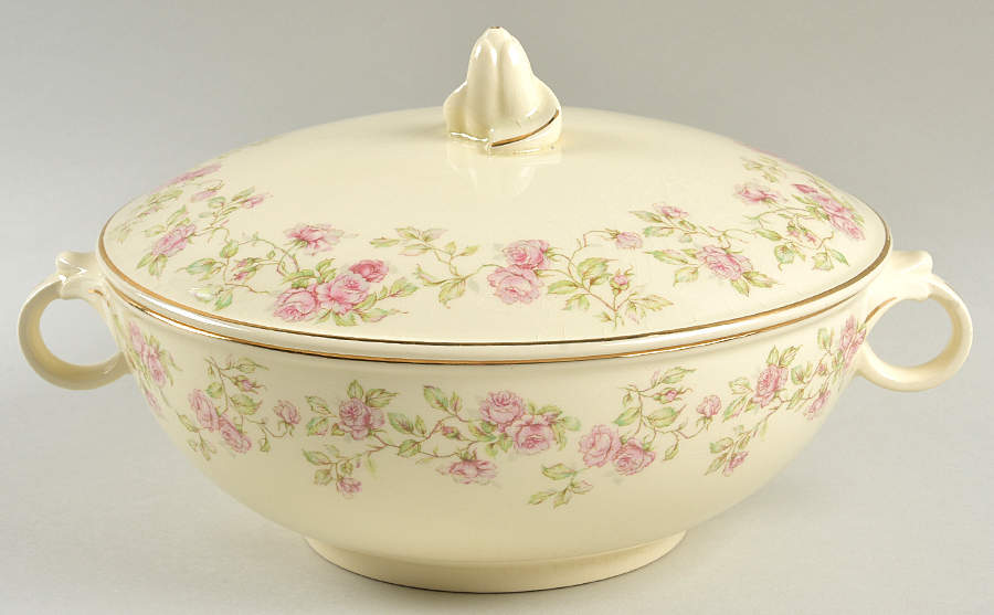 1863 Round Covered Vegetable by Taylor, Smith & Taylor (Ts&T)-1