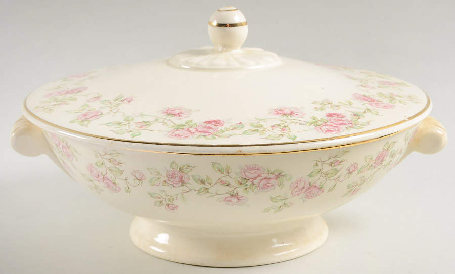 1863 Round Covered Vegetable by Taylor, Smith & Taylor (Ts&T)-1