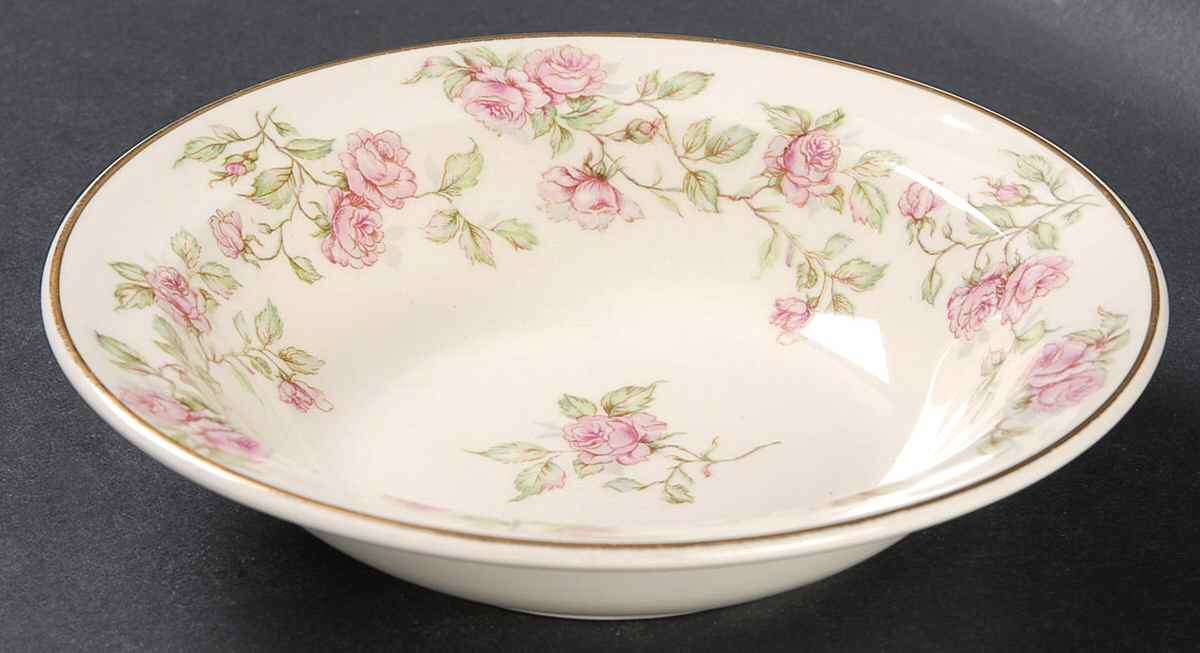 1863 Rim Fruit/Dessert (Sauce) Bowl by Taylor, Smith & Taylor (Ts&T)-1