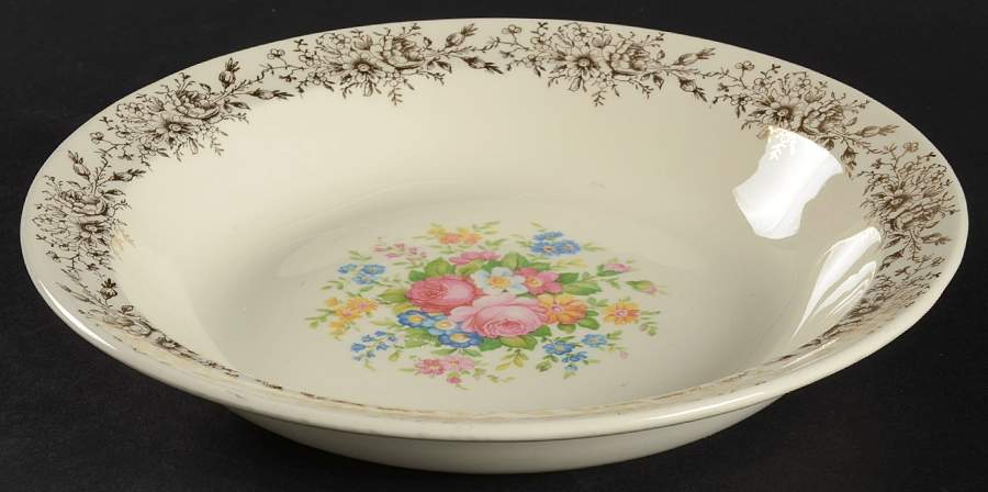 1871 Rim Soup Bowl by Taylor, Smith & Taylor (Ts&T)-1