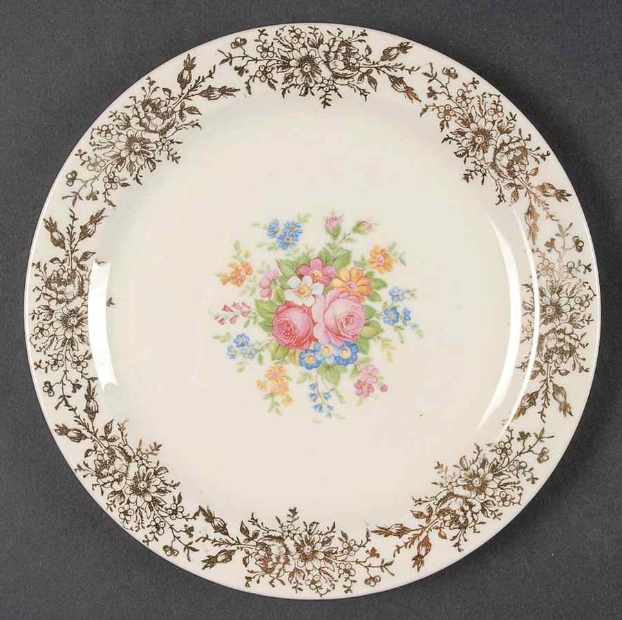 1871 Bread & Butter Plate by Taylor, Smith & Taylor (Ts&T)-1