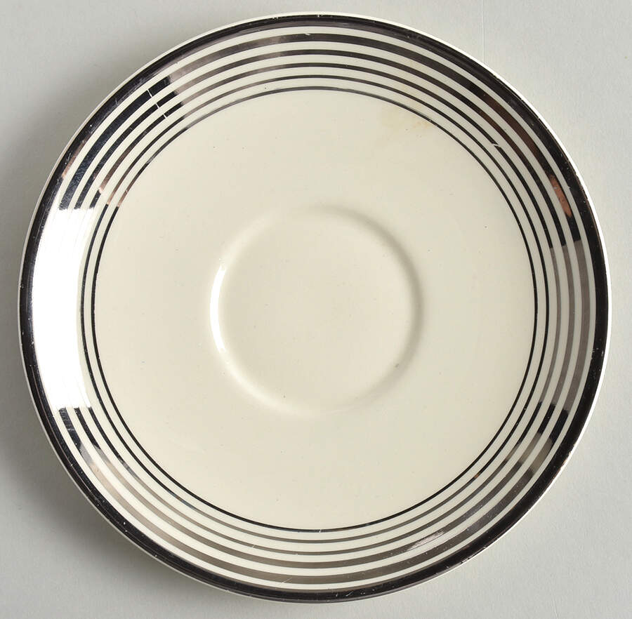 1872 Saucer for Footed Cup by Taylor, Smith & Taylor (Ts&T)-1