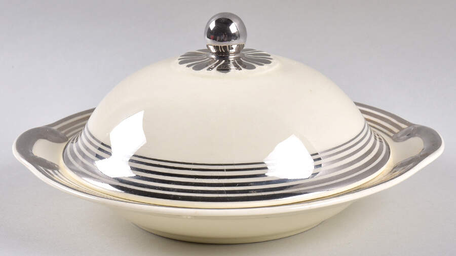 1872 Round Covered Butter by Taylor, Smith & Taylor (Ts&T)-1