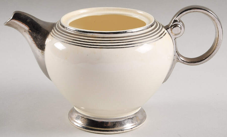 1872 Teapot No Lid by Taylor, Smith & Taylor (Ts&T)-1