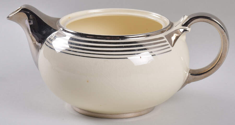 1872 Teapot No Lid by Taylor, Smith & Taylor (Ts&T)-1