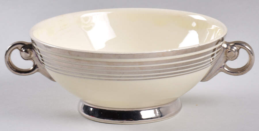 1872 Footed Cream Soup Bowl by Taylor, Smith & Taylor (Ts&T)-1