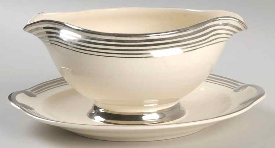 1872 Underplate for Gravy Boat by Taylor, Smith & Taylor (Ts&T)-1