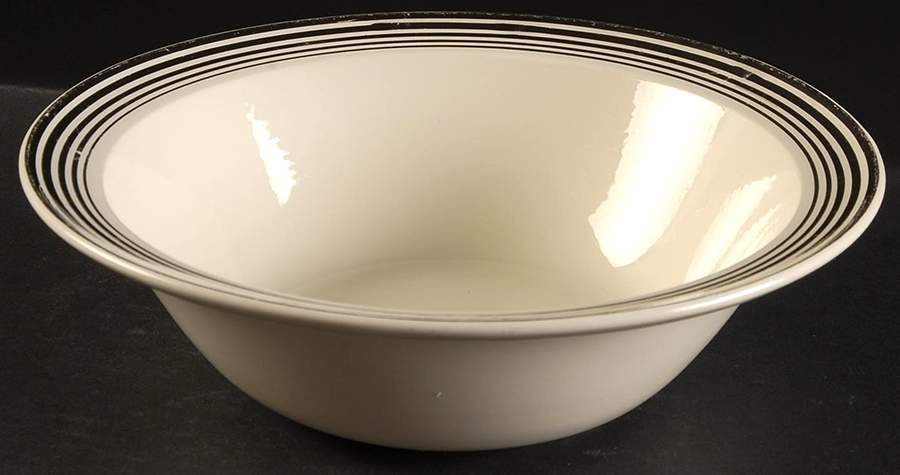 1872 9" Round Vegetable Bowl by Taylor, Smith & Taylor (Ts&T)-1