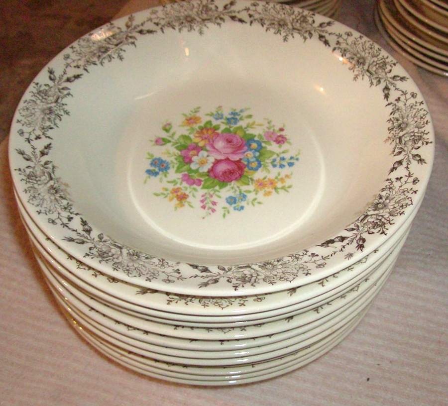 1875 1-2 Rim Soup Bowl by Taylor, Smith & Taylor (Ts&T)-1