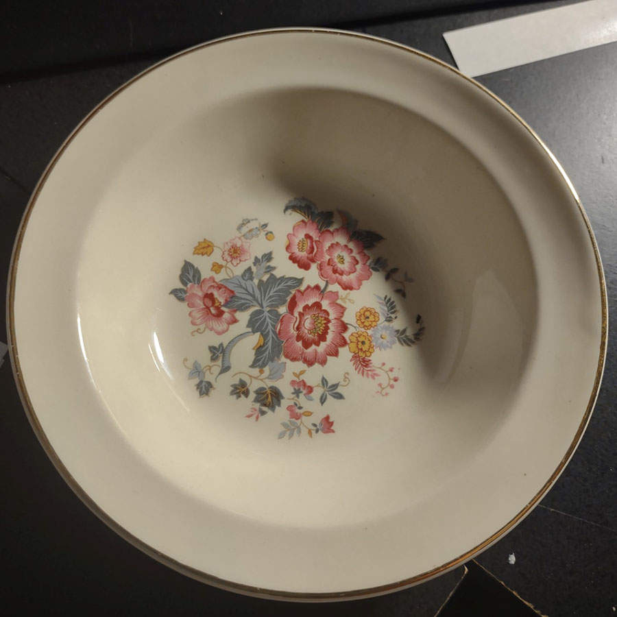 1915 9" Round Vegetable Bowl by Taylor, Smith & Taylor (Ts&T)-1