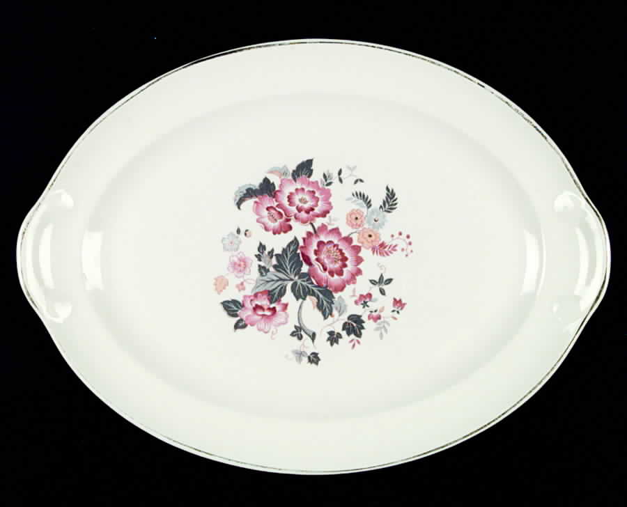 1915 11" Oval Serving Platter by Taylor, Smith & Taylor (Ts&T)-1
