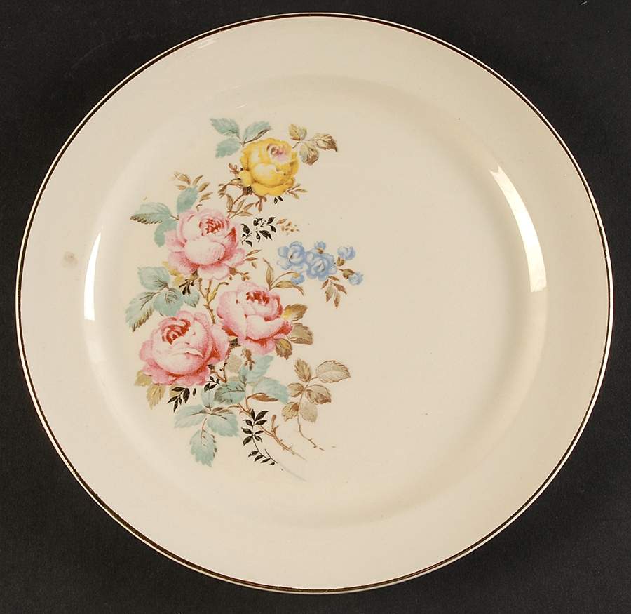 1916 Luncheon Plate by Taylor, Smith & Taylor (Ts&T)-1