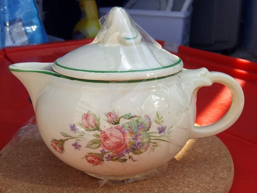 1917 Teapot & Lid by Taylor, Smith & Taylor (Ts&T)-1