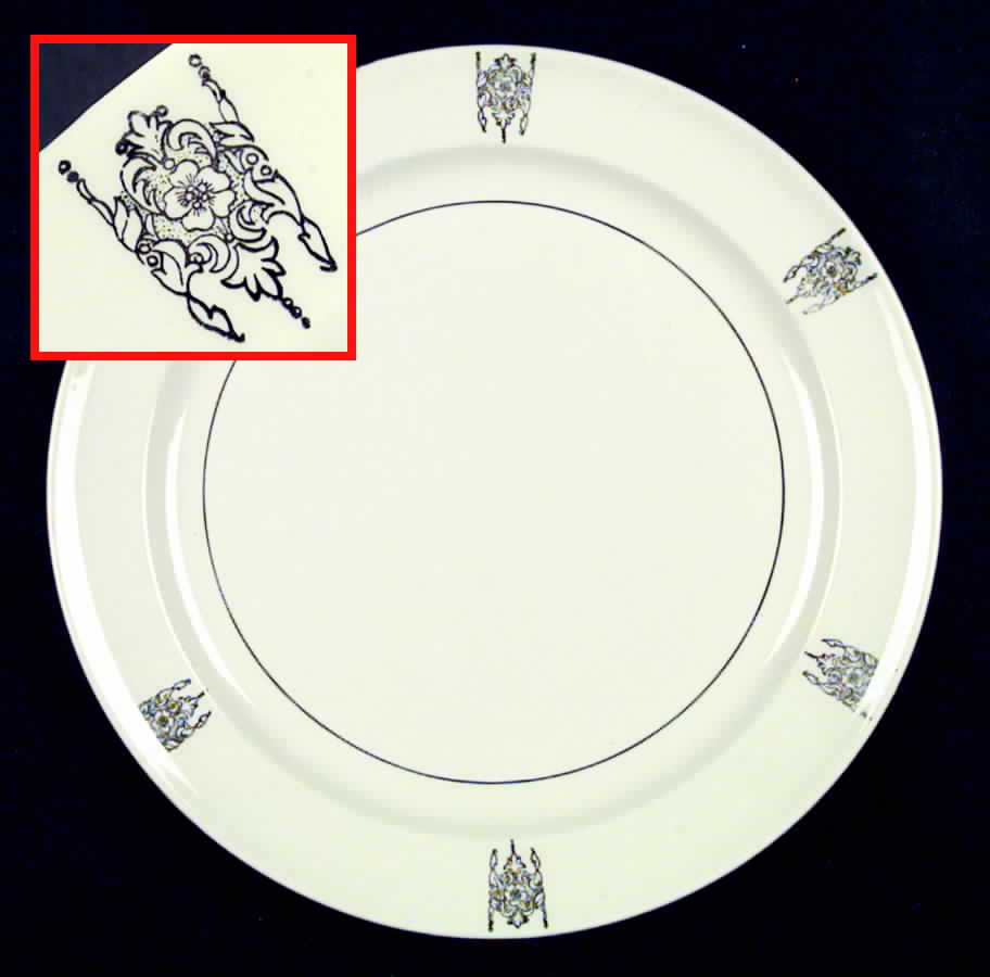 2090 Dinner Plate by Taylor, Smith & Taylor (Ts&T)-1