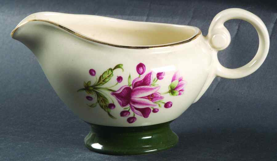 Appalachian Heirloom Bonnie (Gold Trim) Creamer by Taylor, Smith & Taylor (Ts&T)-1