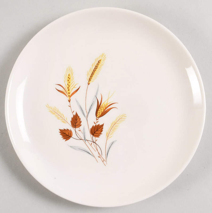 Autumn Harvest Dessert/Pie Plate by Taylor, Smith & Taylor (Ts&T)-1