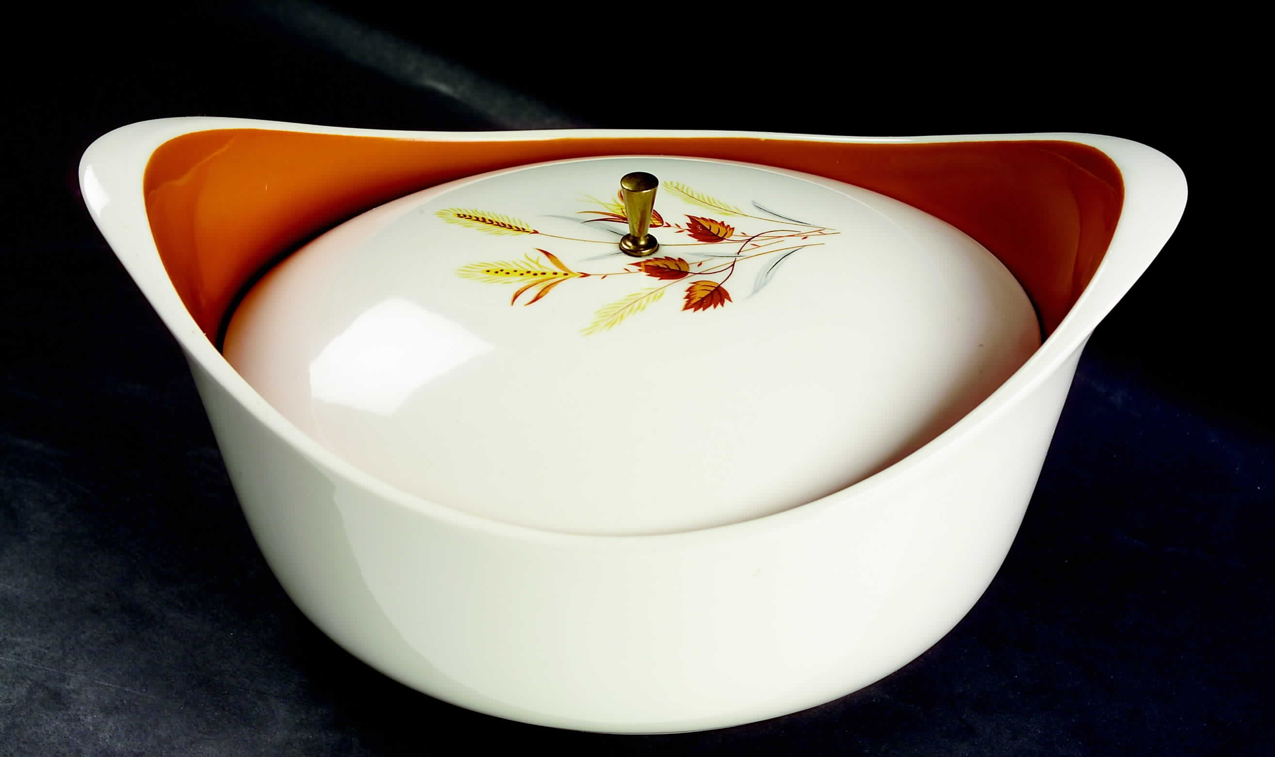 Autumn Harvest 1.5 Quart Oval Covered Casserole by Taylor, Smith & Taylor (Ts&T)-1