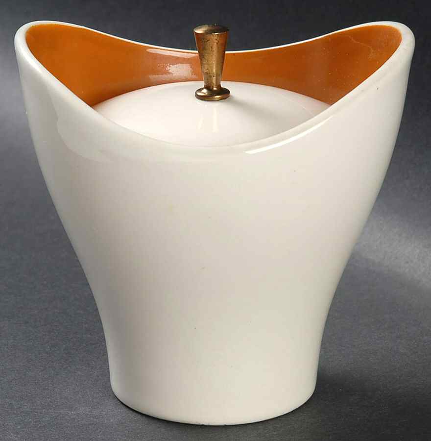 Autumn Harvest Sugar Bowl & Lid by Taylor, Smith & Taylor (Ts&T)-1
