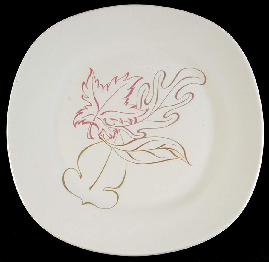 Autumn Leaves Salad Plate by Taylor, Smith & Taylor (Ts&T)-1