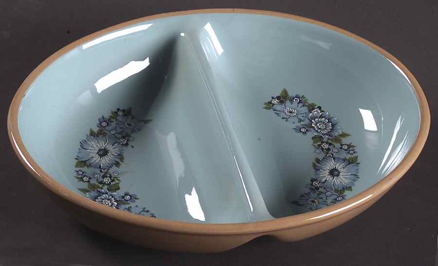 Azura Oval Divided Vegetable Bowl by Taylor, Smith & Taylor (Ts&T)-1