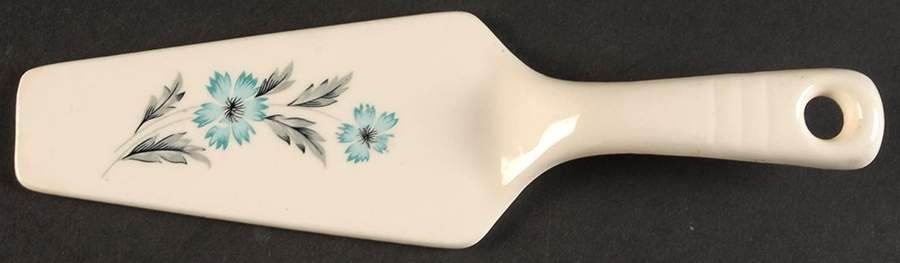 Blue Bonnet Solid Ceramic Pie/Cake Server by Taylor, Smith & Taylor (Ts&T)-1