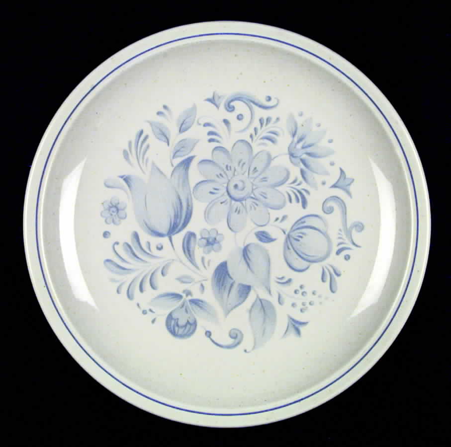 Blue Delft (Thin) Dinner Plate by Taylor, Smith & Taylor (Ts&T)-1