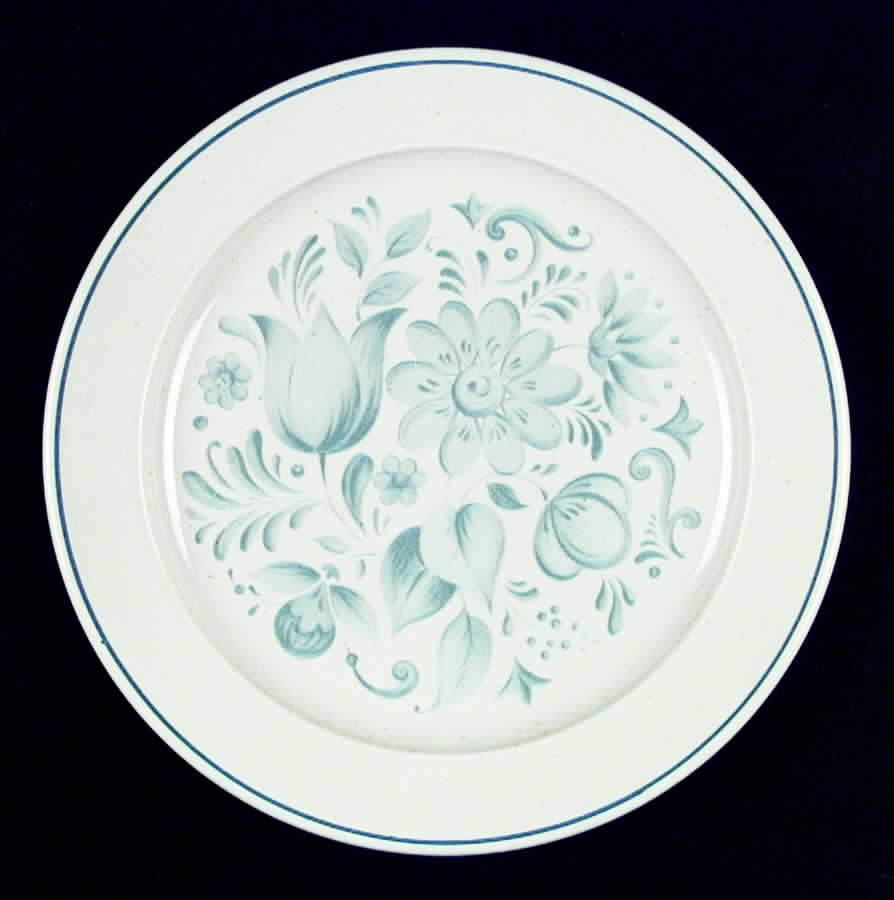 Blue Delft (Wide) Dinner Plate by Taylor, Smith & Taylor (Ts&T)-1