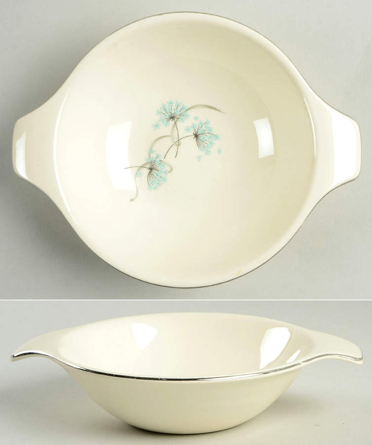 Blue Lace Lugged Cereal Bowl by Taylor, Smith & Taylor (Ts&T)-1