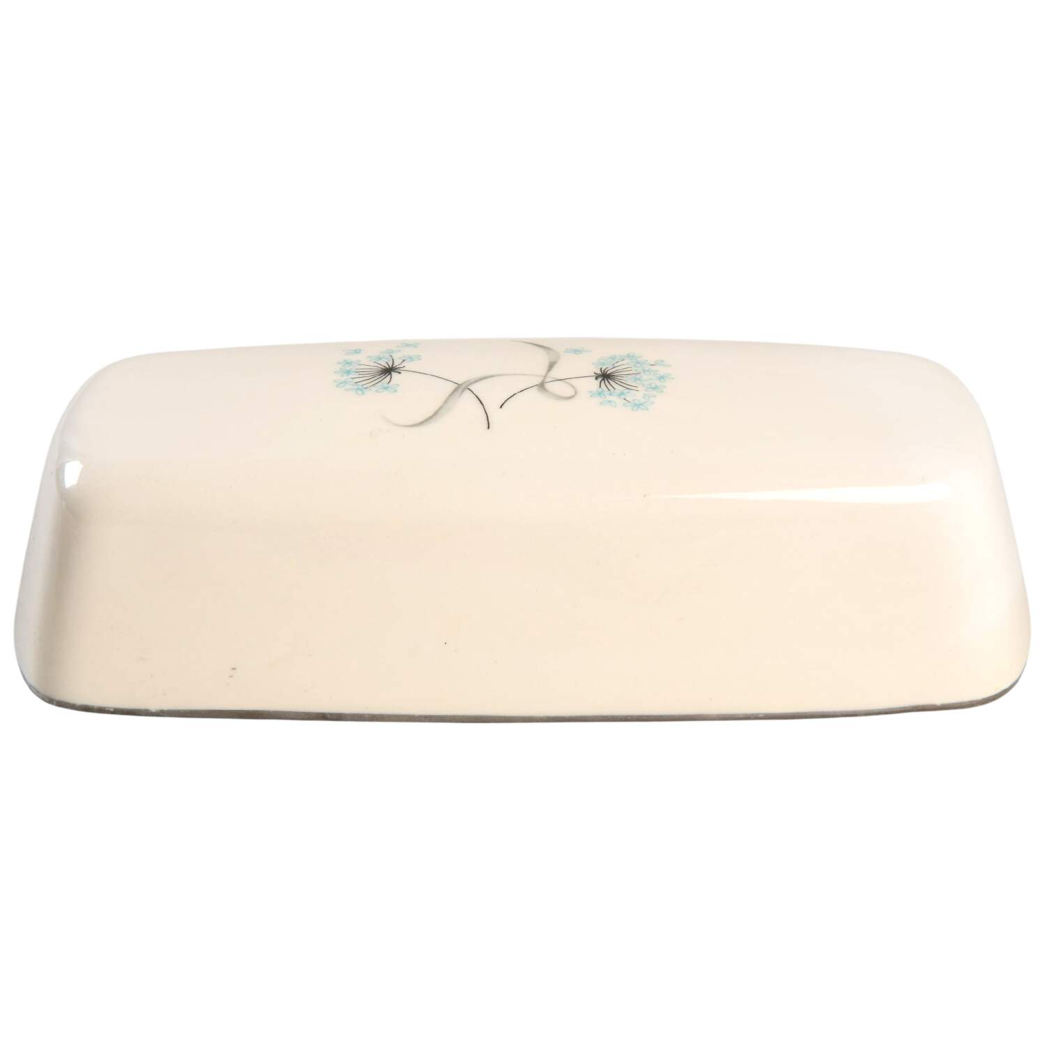 Blue Lace Lid for 1/4 Lb Butter by Taylor, Smith & Taylor (Ts&T)-1