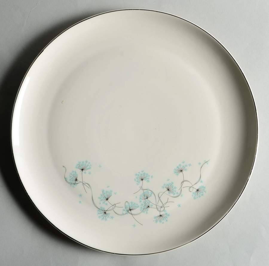 Blue Lace 12" Chop Plate (Round Platter) by Taylor, Smith & Taylor (Ts&T)-1
