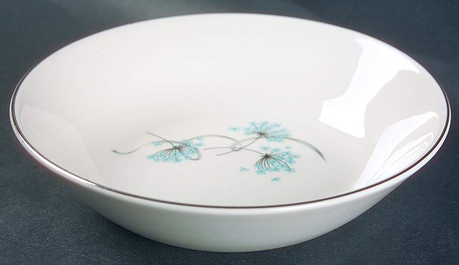Blue Lace Coupe Cereal Bowl by Taylor, Smith & Taylor (Ts&T)-1