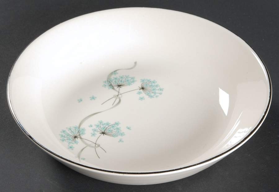 Blue Lace Coupe Cereal Bowl by Taylor, Smith & Taylor (Ts&T)-1