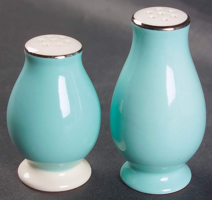 Blue Lace Salt & Pepper Set by Taylor, Smith & Taylor (Ts&T)-1