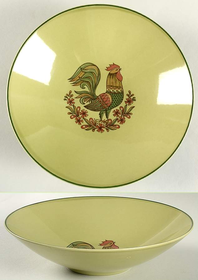 Bonnie Green 10" Round Vegetable Bowl by Taylor, Smith & Taylor (Ts&T)-1