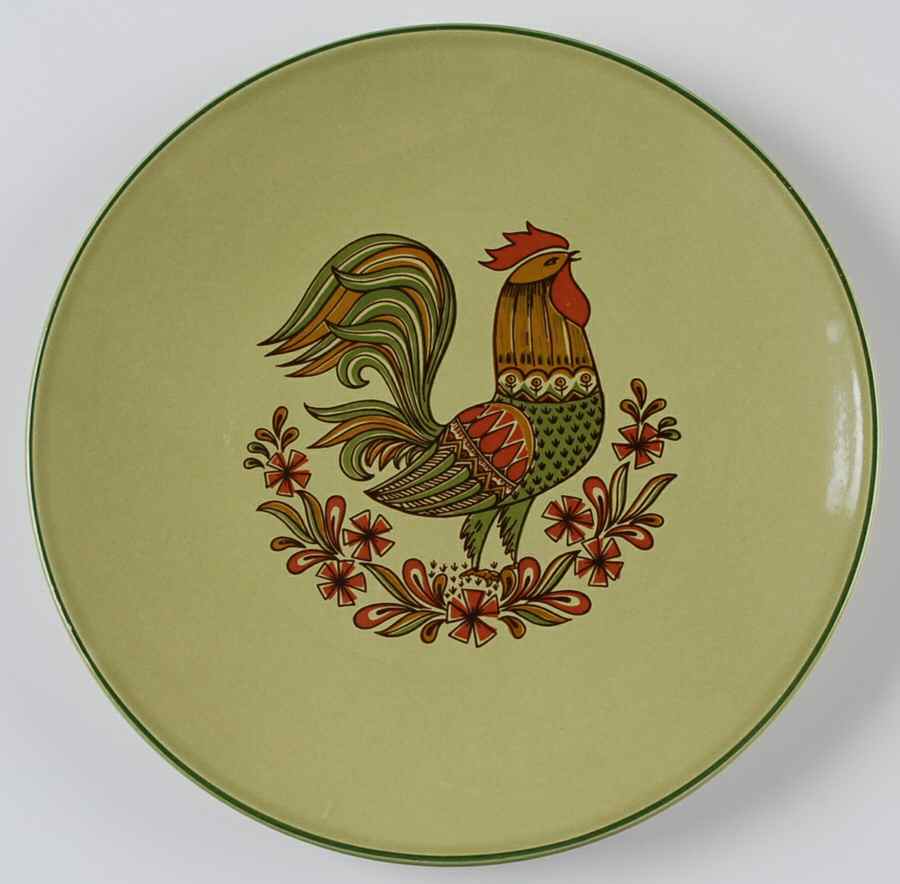 Bonnie Green Salad Plate by Taylor, Smith & Taylor (Ts&T)-1