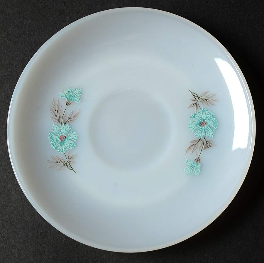 Boutonniere Saucer for Fire King Cup by Taylor, Smith & Taylor (Ts&T)-1