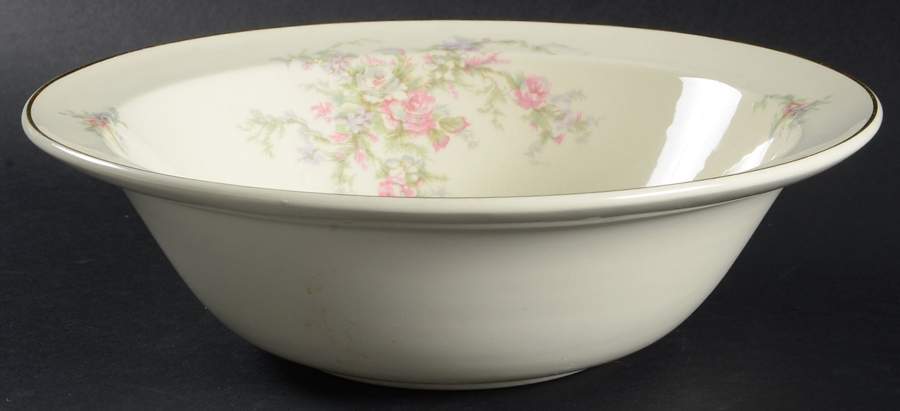 Brides Bouquet 8" Round Vegetable Bowl by Taylor, Smith & Taylor (Ts&T)-1