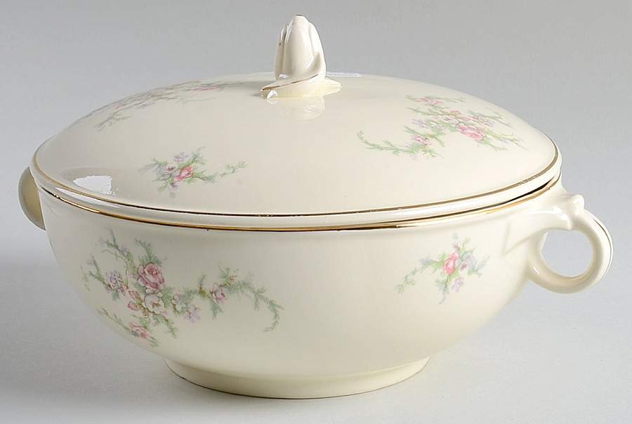 Brides Bouquet Round Covered Vegetable by Taylor, Smith & Taylor (Ts&T)-1