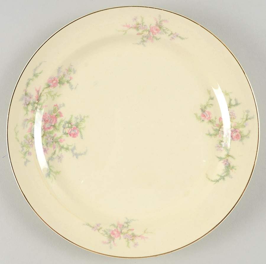 Brides Bouquet Luncheon Plate by Taylor, Smith & Taylor (Ts&T)-1