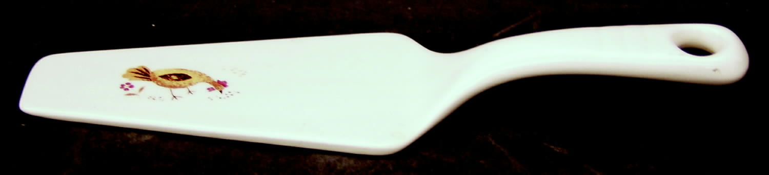 Break O Day Solid Ceramic Pie/Cake Server by Taylor, Smith & Taylor (Ts&T)-1