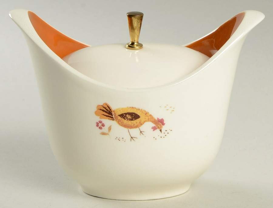 Break O Day Sugar Bowl & Lid by Taylor, Smith & Taylor (Ts&T)-1