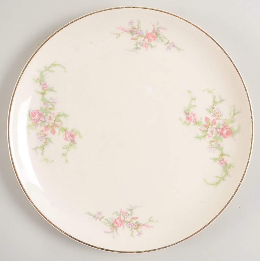 Bridal Flower Salad Plate by Taylor, Smith & Taylor (Ts&T)-1